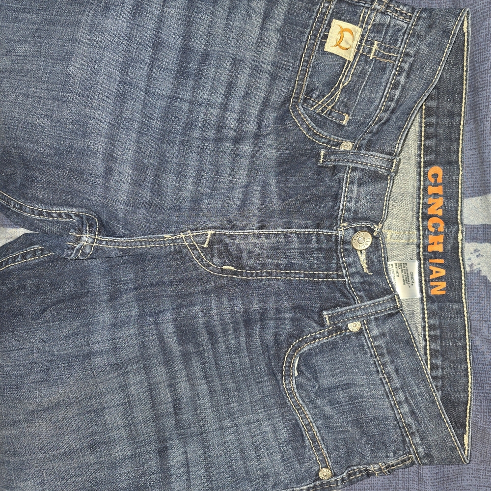 Cinch Dark Blue Denim Jeans